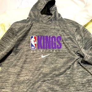 NBA players Nike Dri Fit Sacramento Kings Hoodie
